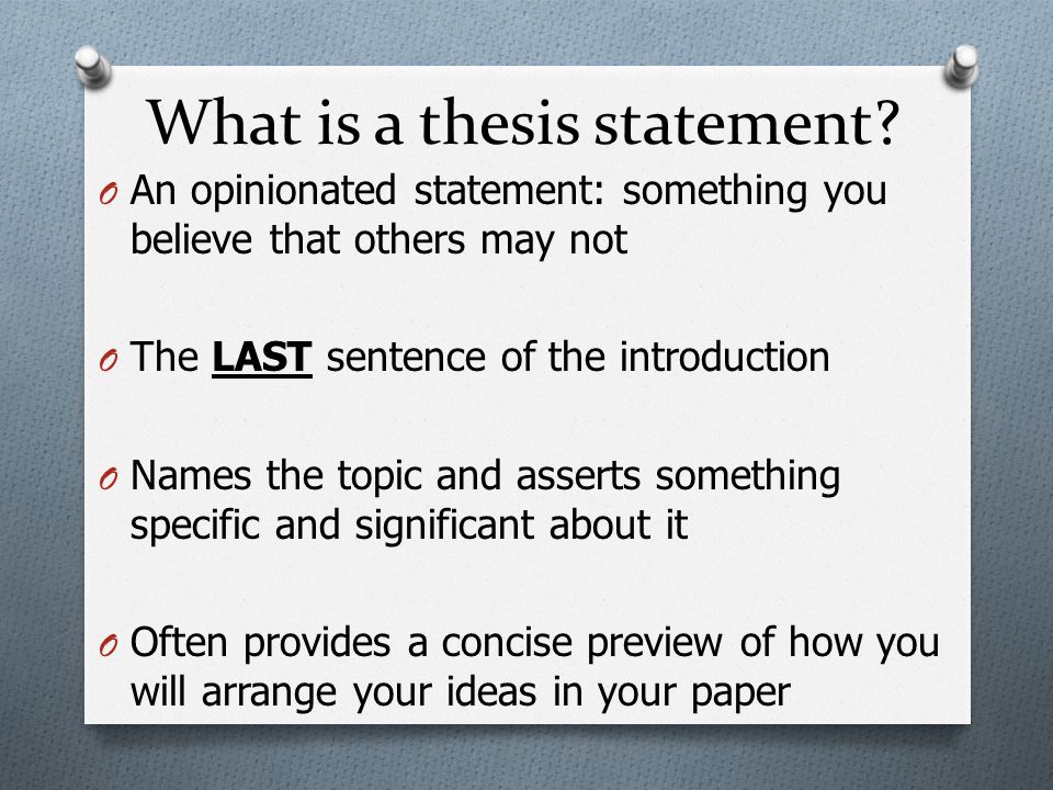 What Is A Thesis For A Research Paper