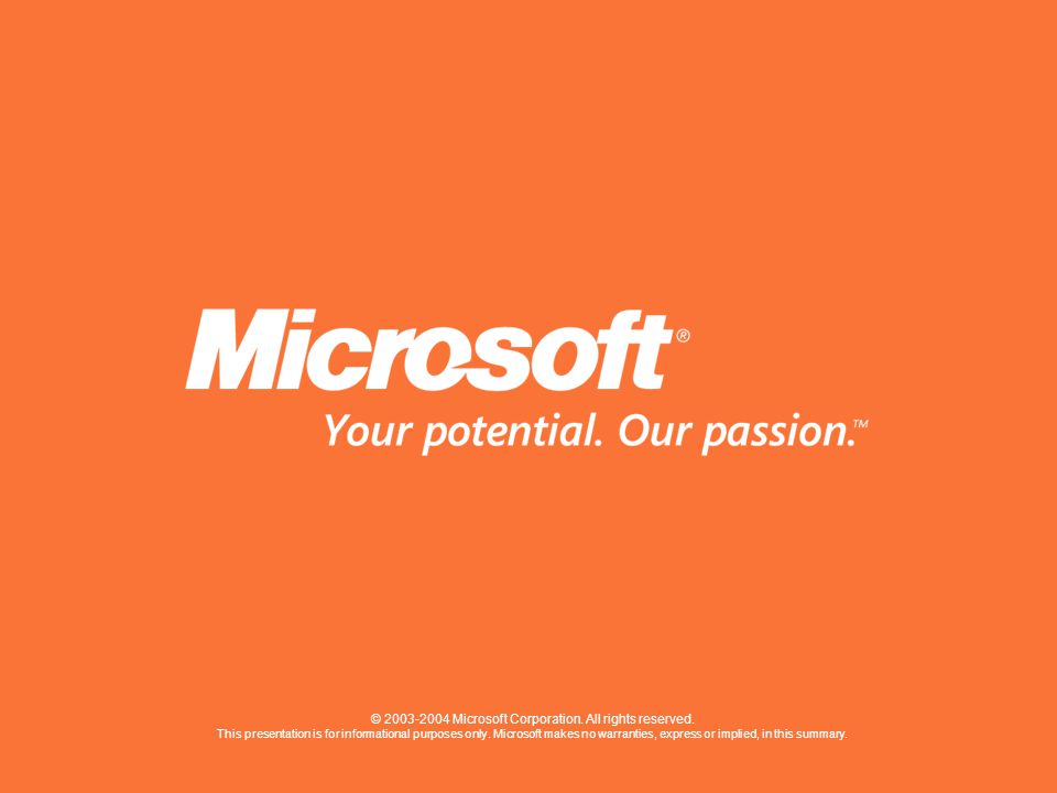 © Microsoft Corporation. All rights reserved.