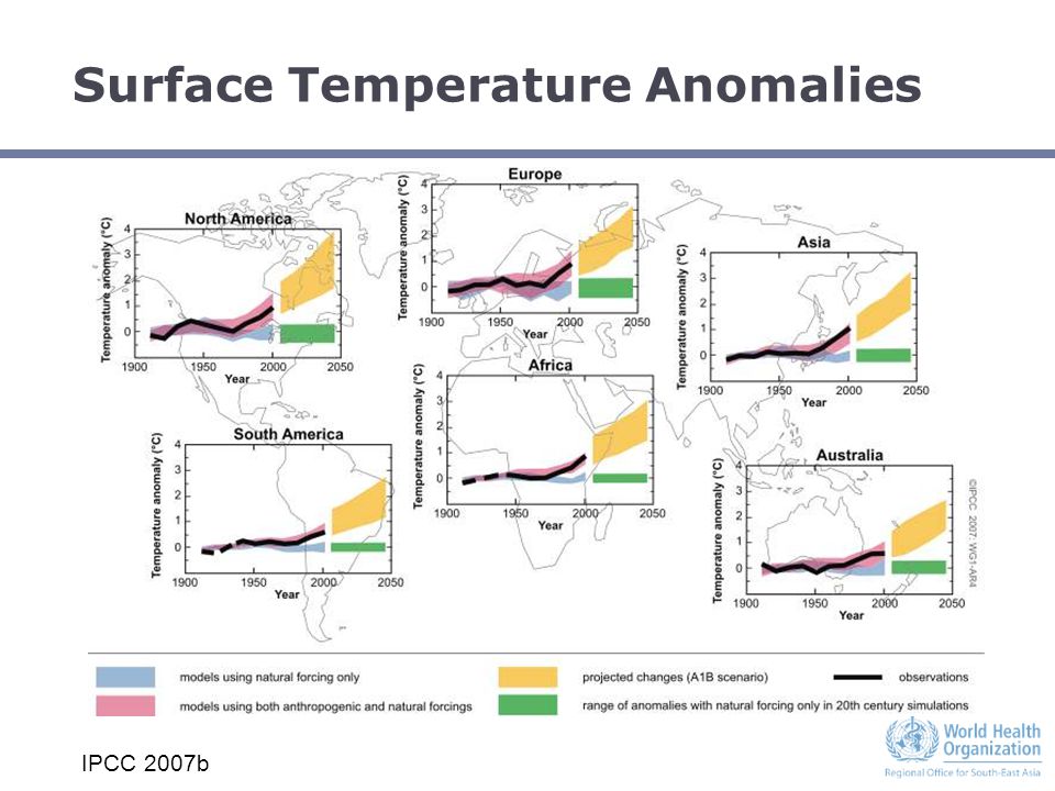 Surface Temperature Anomalies