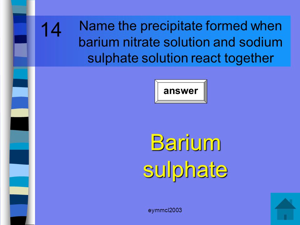 eymmcl2003 insoluble Which method is used to prepare insoluble salts precipitation 13 answer