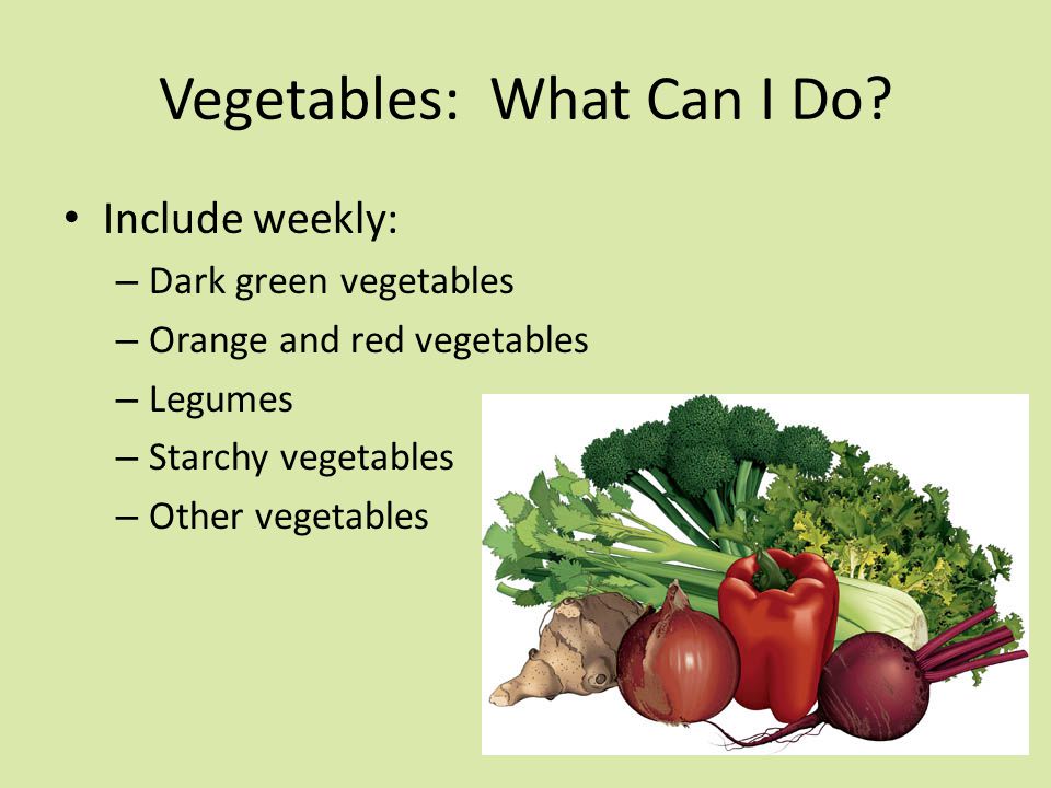 Vegetables: What Can I Do.