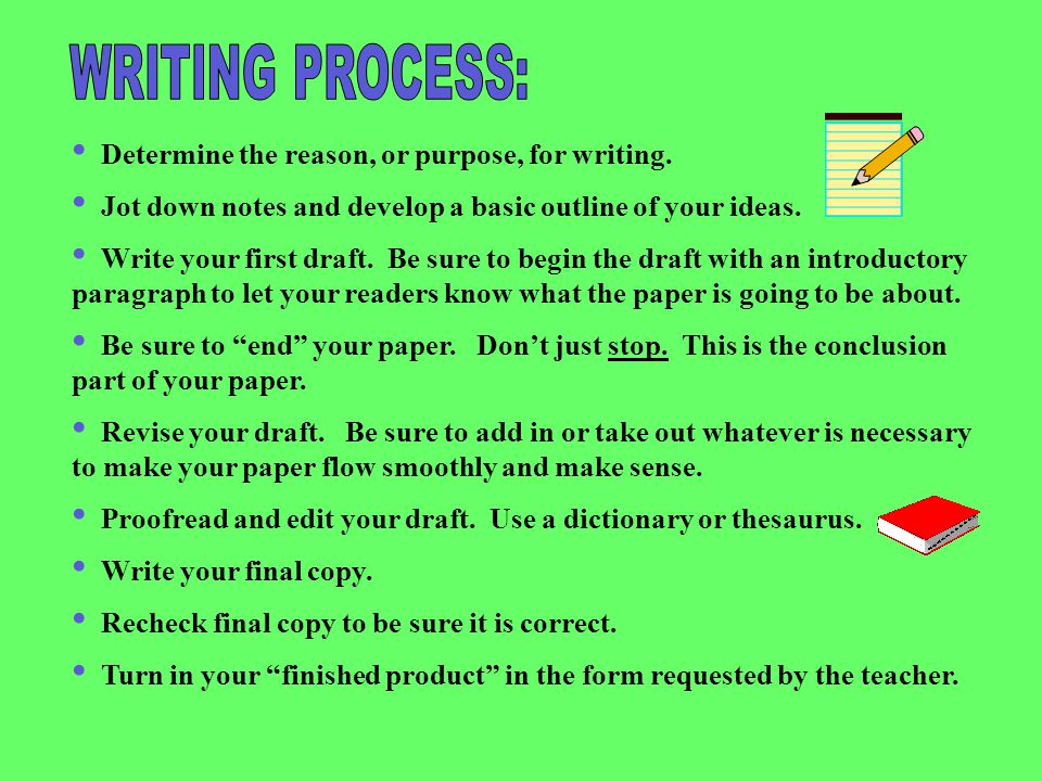 Steps in preparing a book report