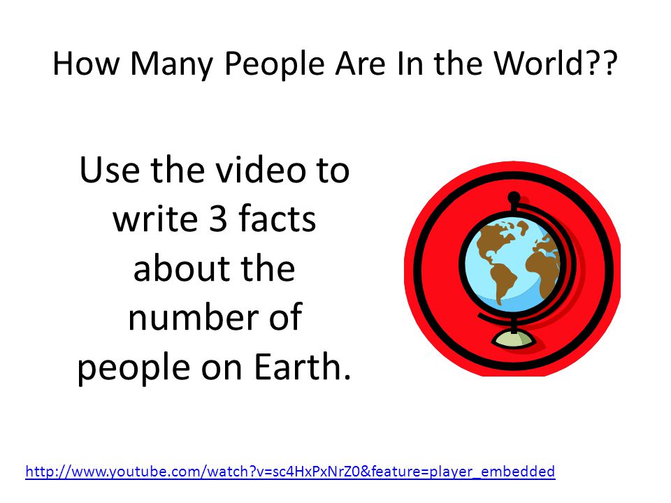 How Many People Are In the World .
