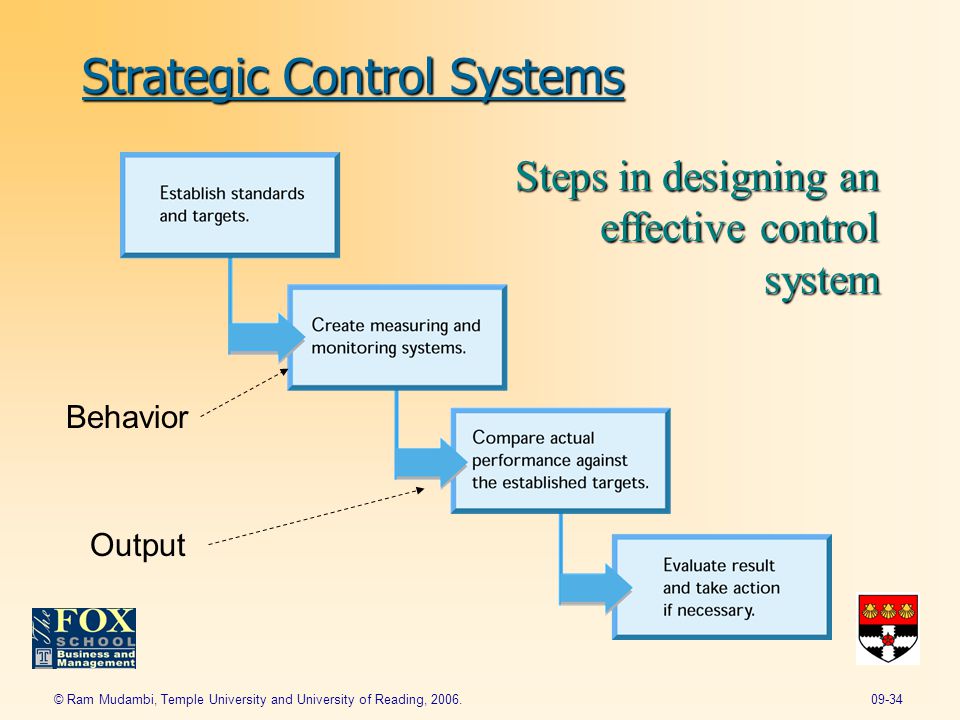 strategic control strategic control