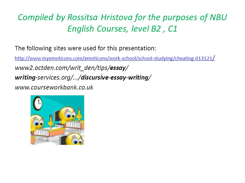 discursive essay examples