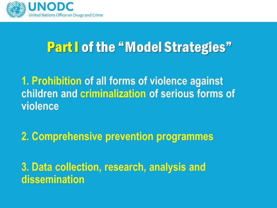 Part I of the Model Strategies 1.