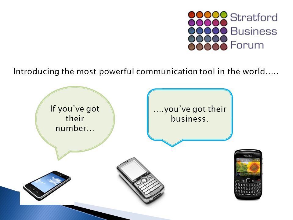 Introducing the most powerful communication tool in the world…..