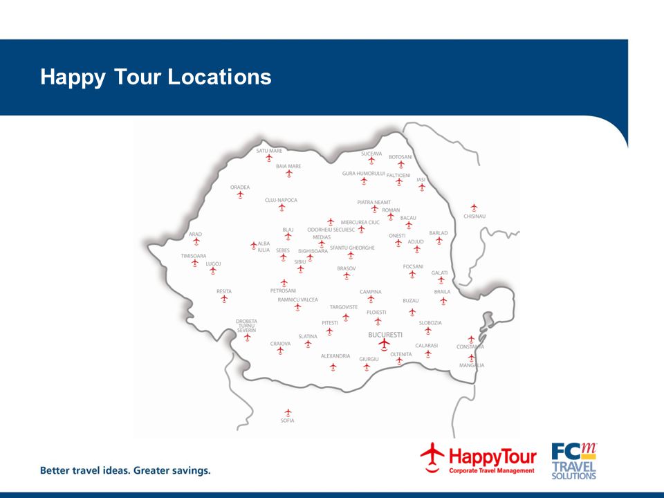 Happy Tour Locations