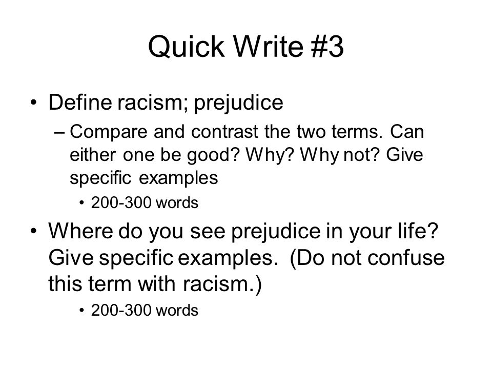Essay On Racial Discrimination