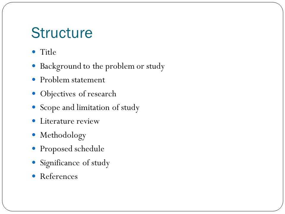 Statement Of The Problem Sample Thesis