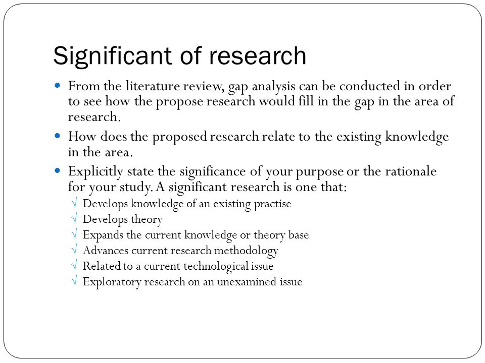 What is a dissertation research gap