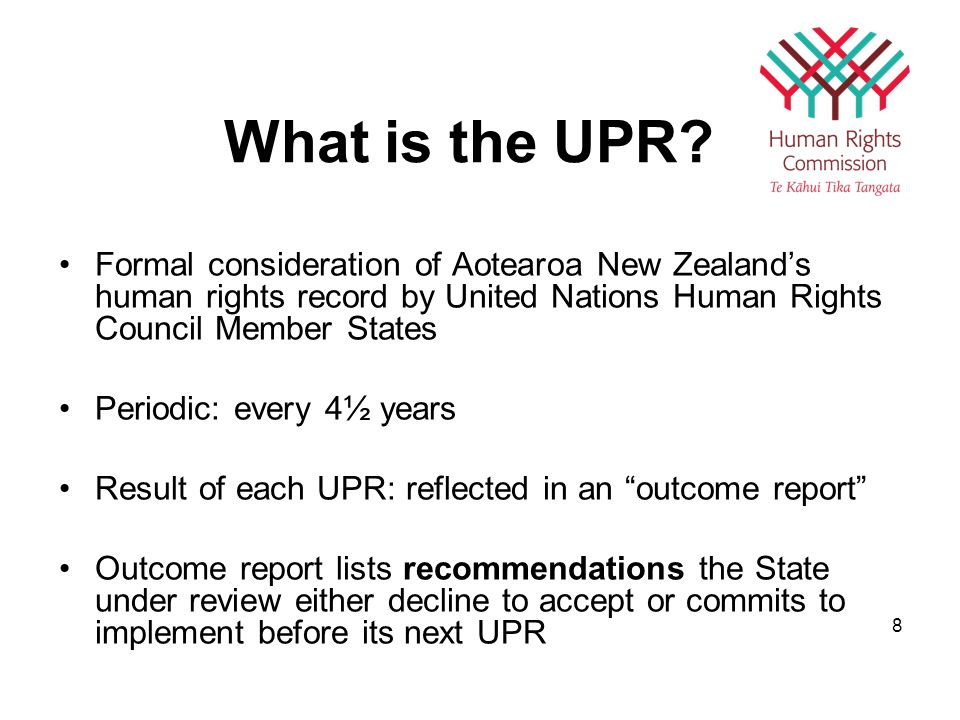 What is the UPR.