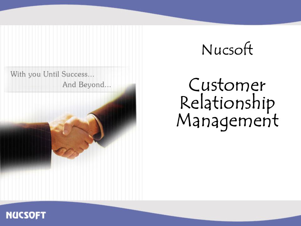 Nucsoft Customer Relationship Management