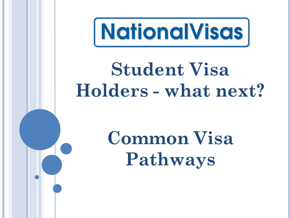 Student Visa Holders - what next Common Visa Pathways