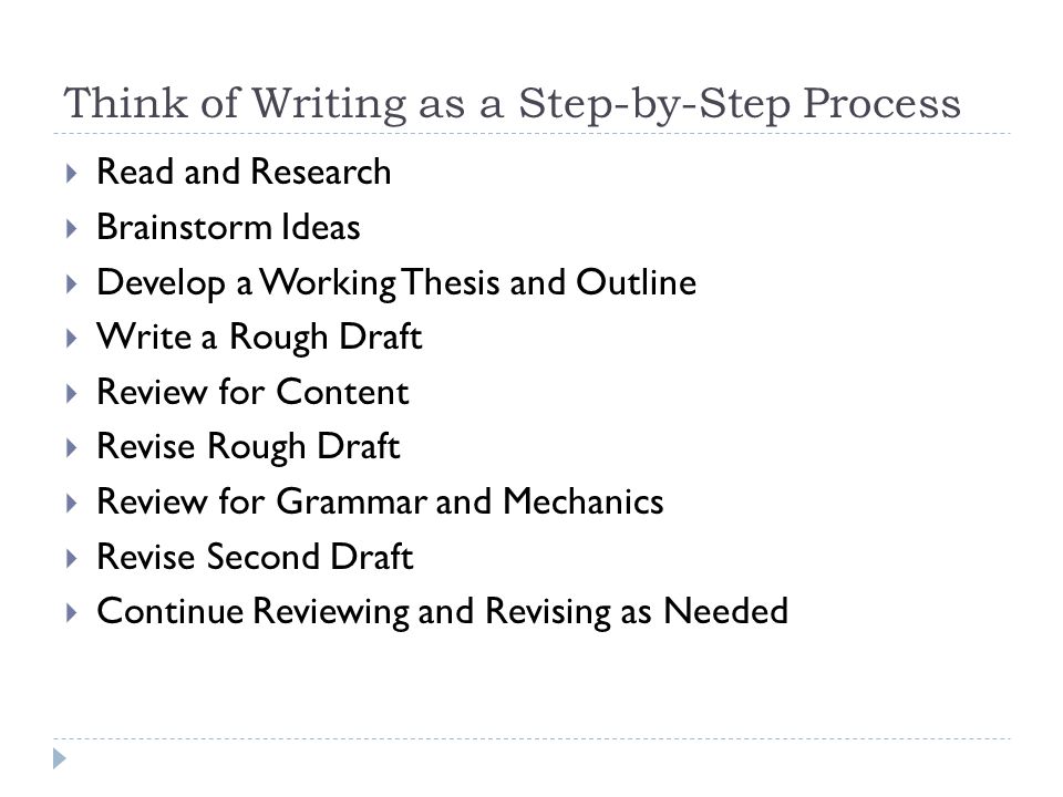 How do you write a rough draft of a research paper?