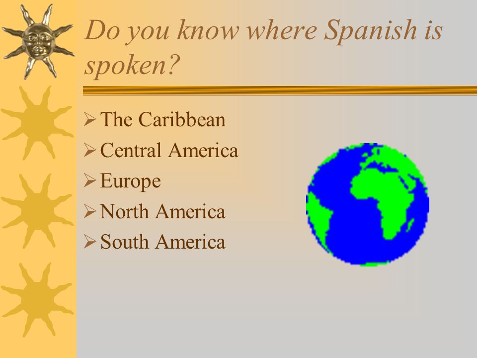 Do you know where Spanish is spoken.