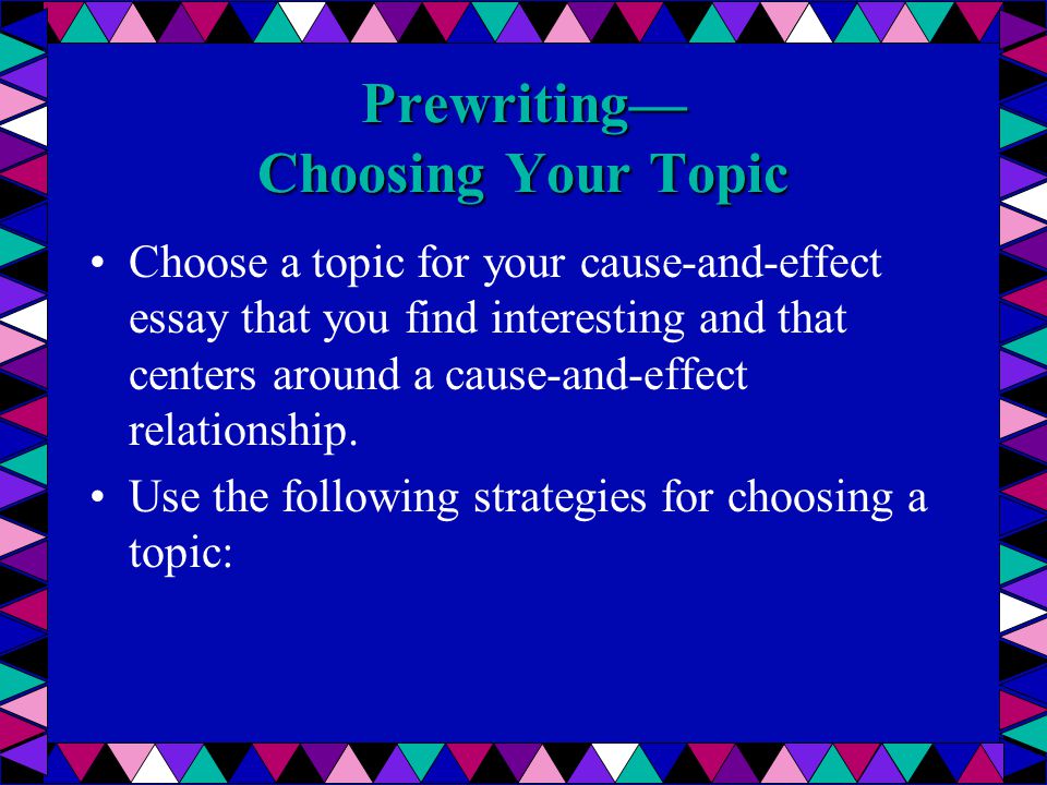 Choosing A Topic For Argumentative Essay