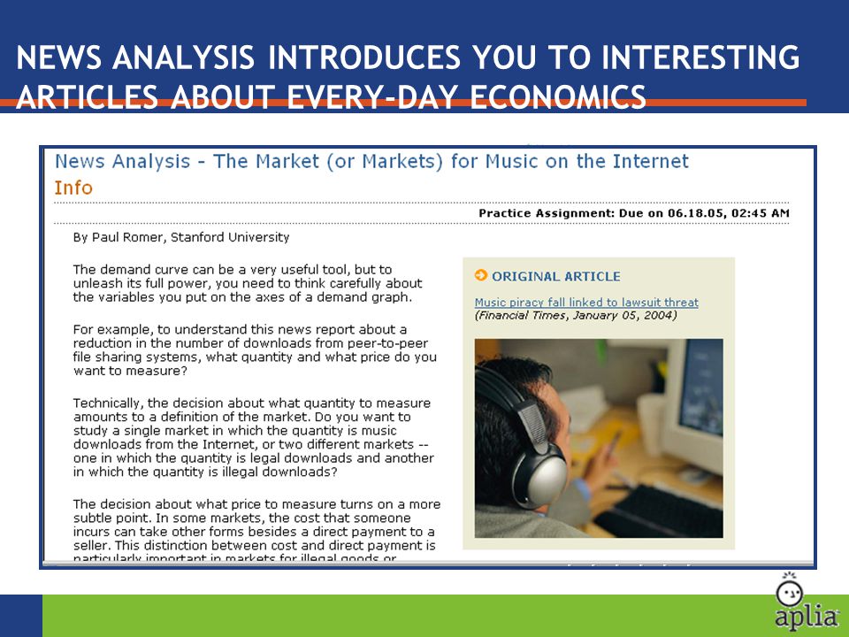 NEWS ANALYSIS INTRODUCES YOU TO INTERESTING ARTICLES ABOUT EVERY-DAY ECONOMICS