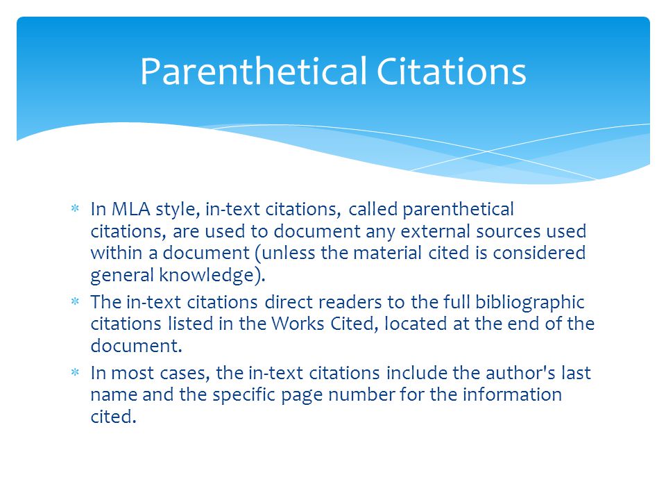 Mla Citation For An Essay