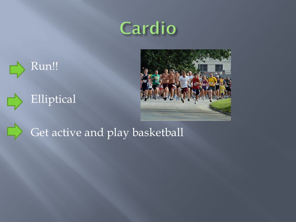 Run!! Elliptical Get active and play basketball