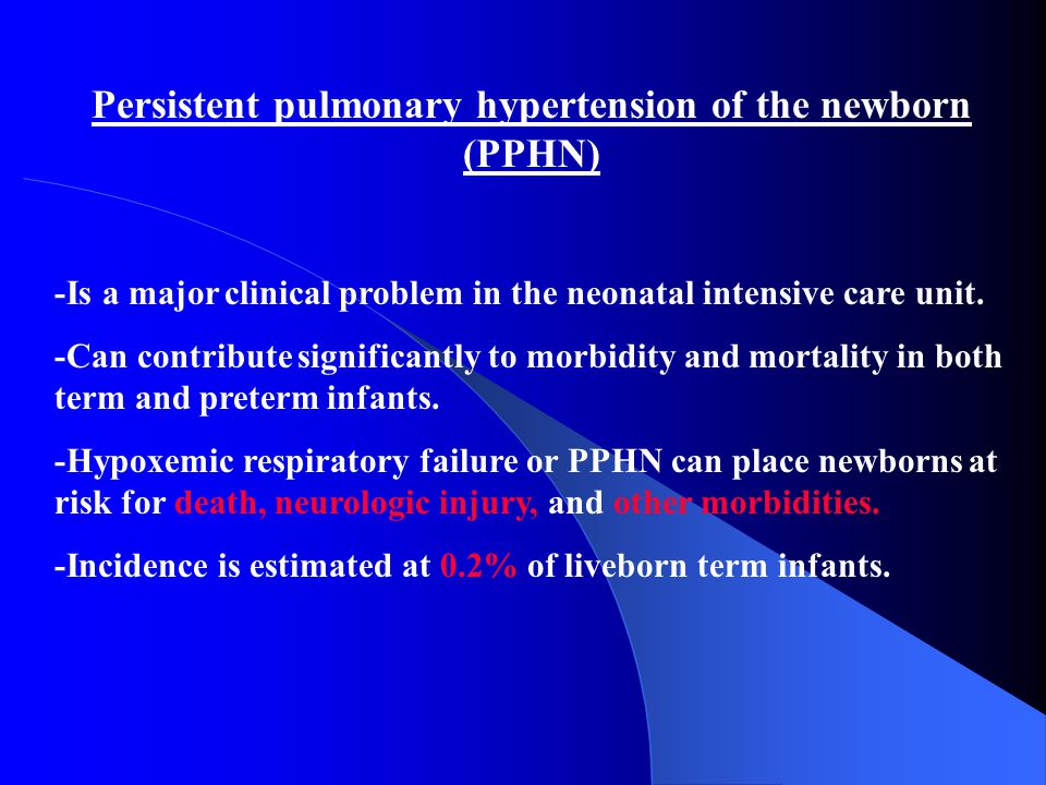 pulmonary hypertension in the neonates simona nichita 01 30 ppt persistent pulmonary hypertension of the newborn