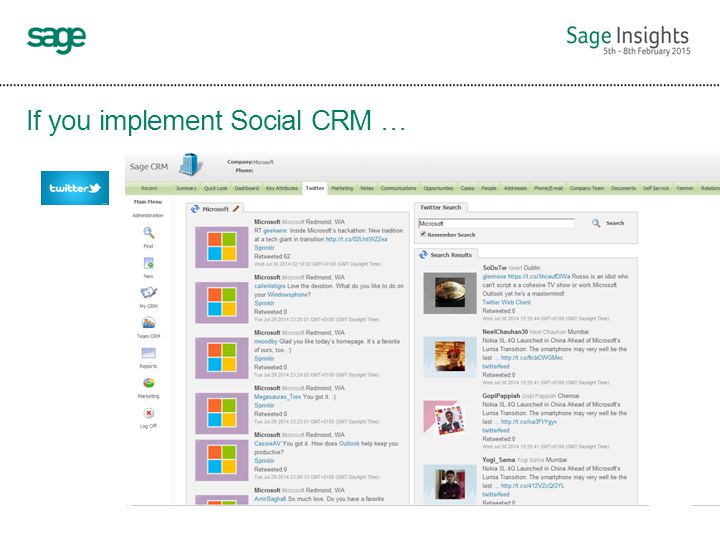 If you implement Social CRM …