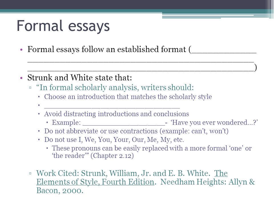 writing formal essay format writing formal essay format