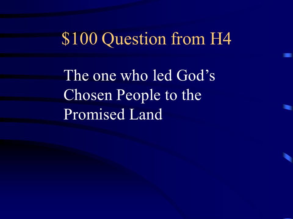 $500 Answer from H3 Revelation
