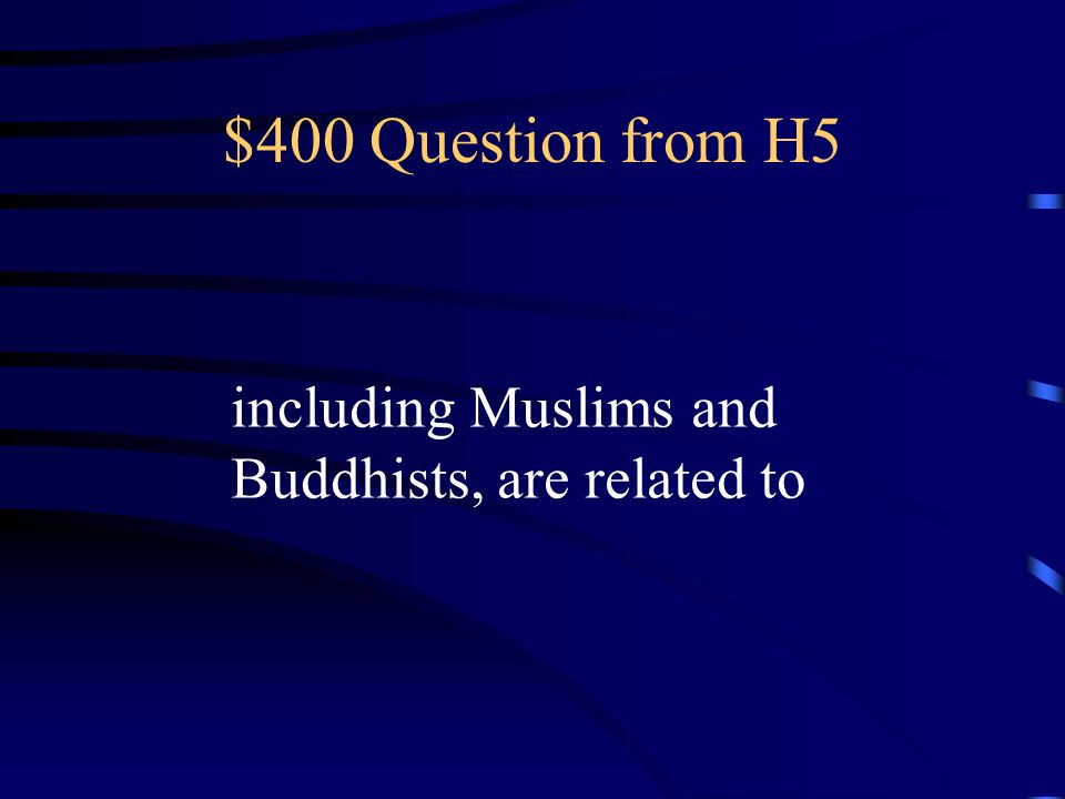 $300 Answer from H5 God’s relationship with the Jewish people before Jesus came