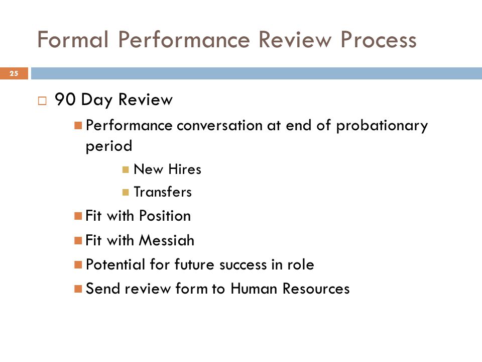 1 performance management workshop guidelines for supervisors ppt new hire review form
