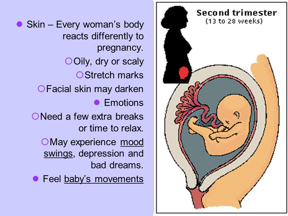 Skin – Every woman’s body reacts differently to pregnancy.