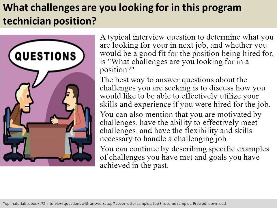 questions and answers for a job interview pdf