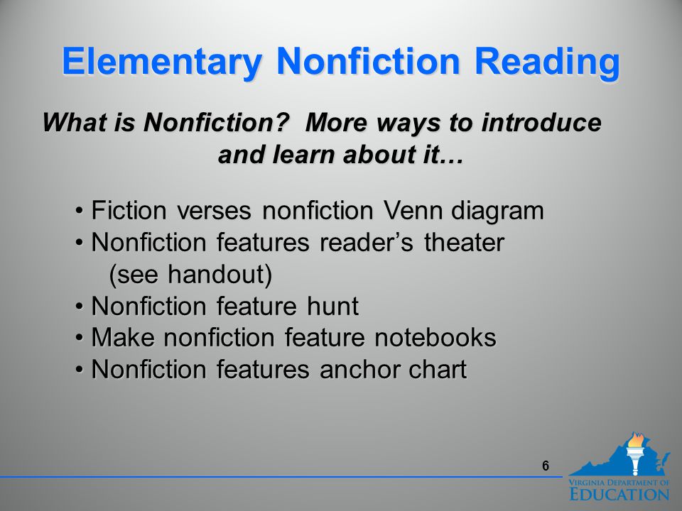 fiction and nonfiction venn diagram