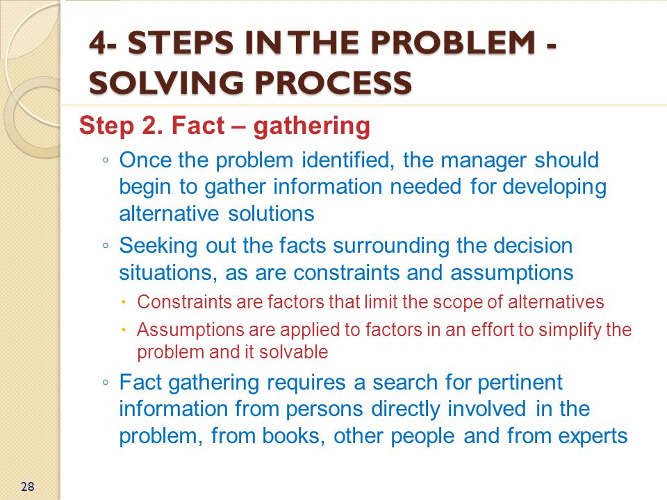 What Are The Steps In Problem Solving