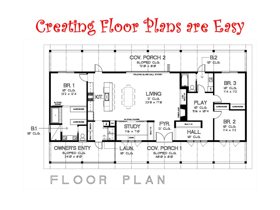 creating floor plans are easy