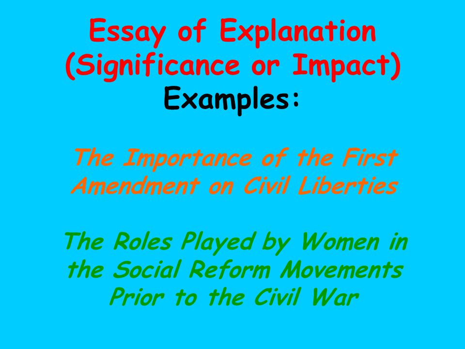 First Amendment Essay