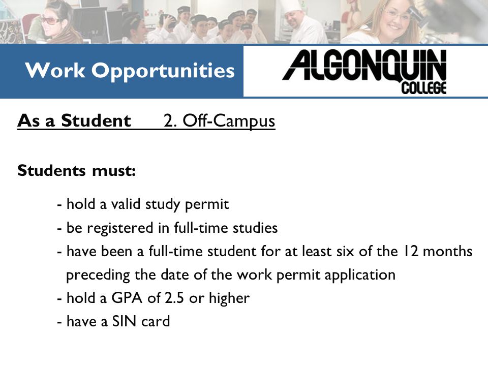 Off-Campus Eligibility As a Student2.