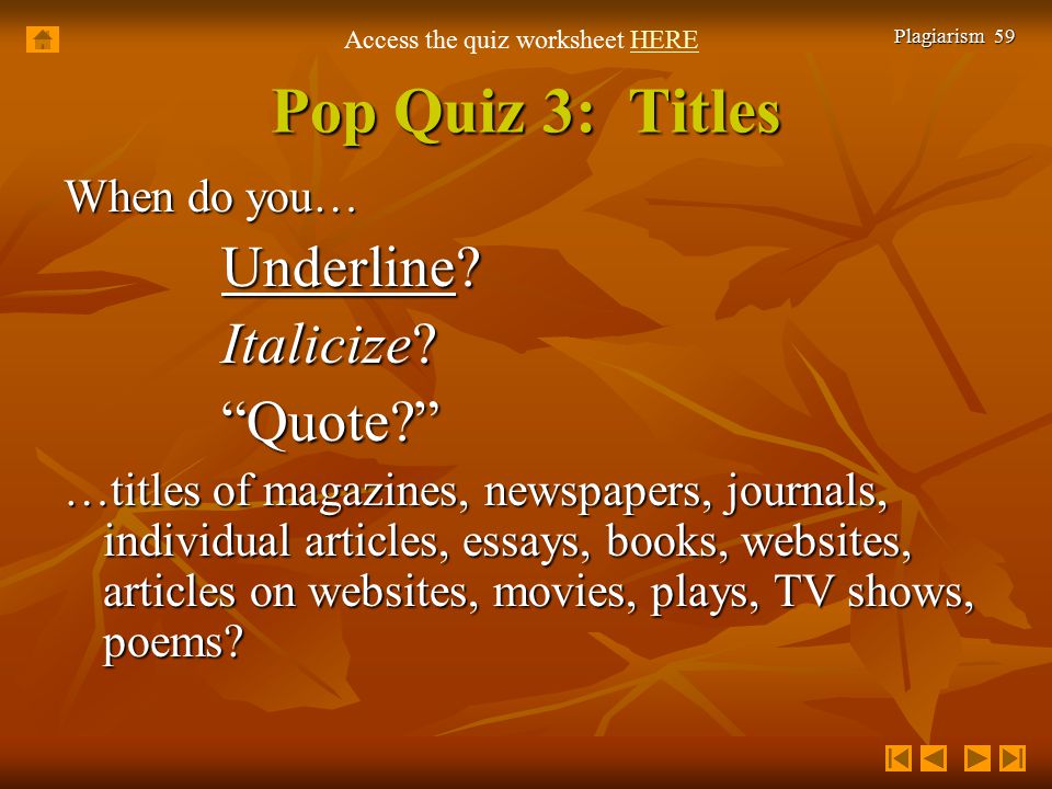 in an essay are articles underlined in an essay are articles underlined