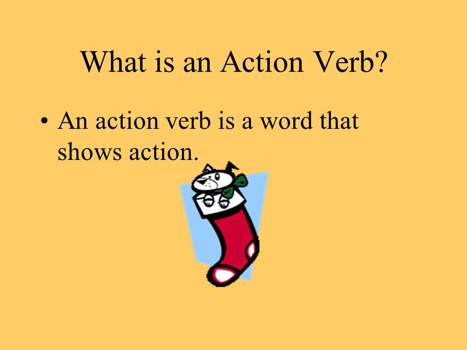 Action Verbs By Ms. Emily