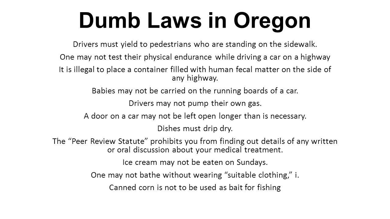 dumb laws Some weird ways to get arrested if you get drunk in alaska, you've got to leave the bar getty images we've all heard urban legends and rumors about absurd laws in america, but you can't believe everything you read on the internet. dumb laws Some weird ways to get arrested if you get drunk in alaska, you've got to leave the bar getty images we've all heard urban legends and rumors about absurd laws in america, but you can't believe everything you read on the internet.
