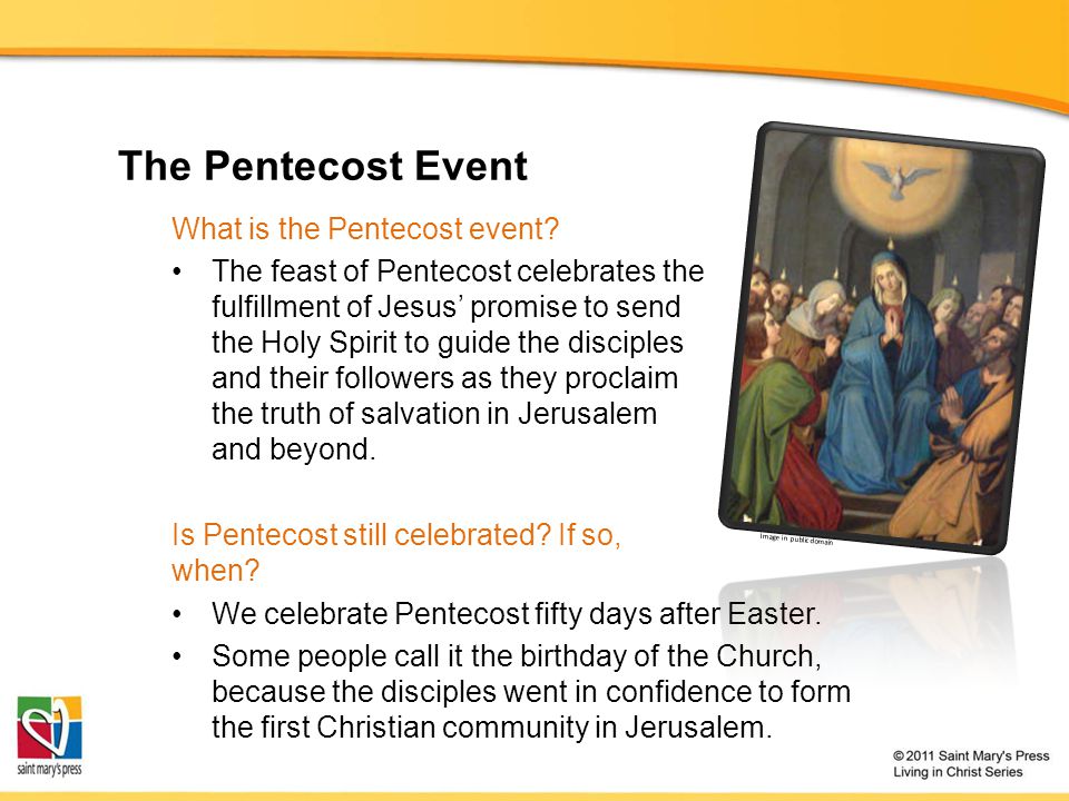 The Pentecost Event What is the Pentecost event.