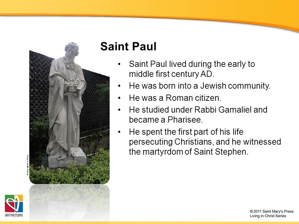 Saint Paul Saint Paul lived during the early to middle first century AD.