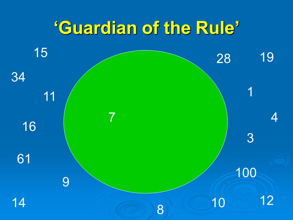 ‘Guardian of the Rule’