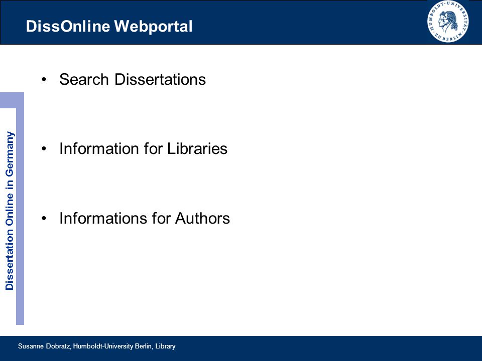find dissertation online vg wort