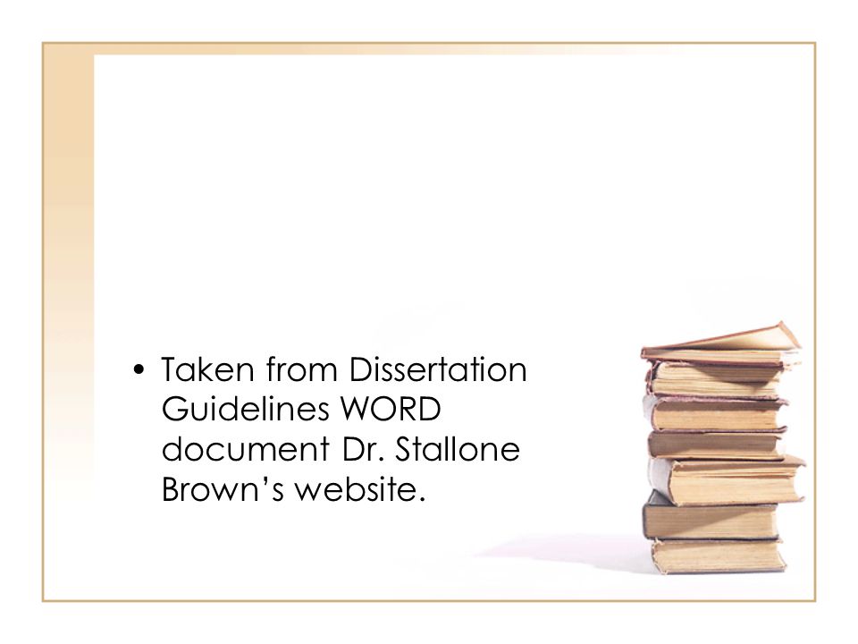 Dissertation Proposal Outline Uk