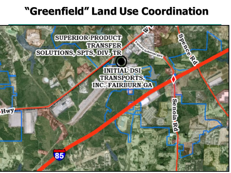 Greenfield Land Use Coordination