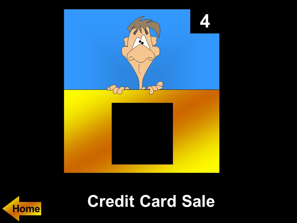 4 Credit Card Sale