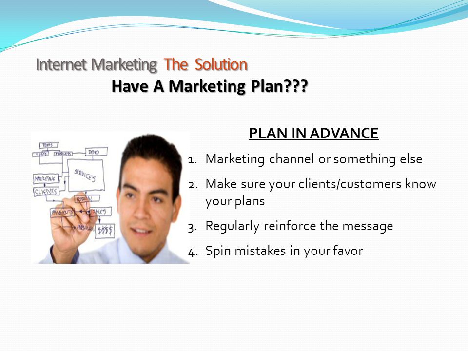 Internet Marketing The Solution Have A Marketing Plan .