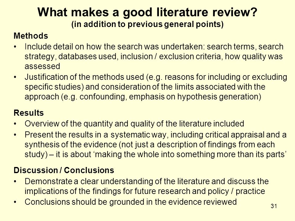 Cooper h m integrating research a guide for literature reviews