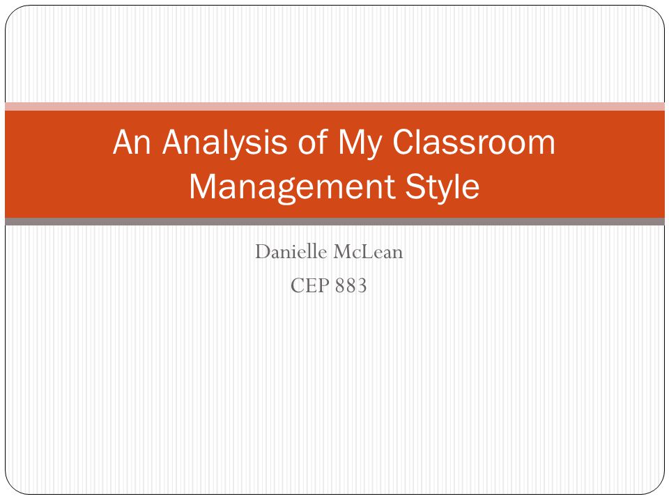 my management style